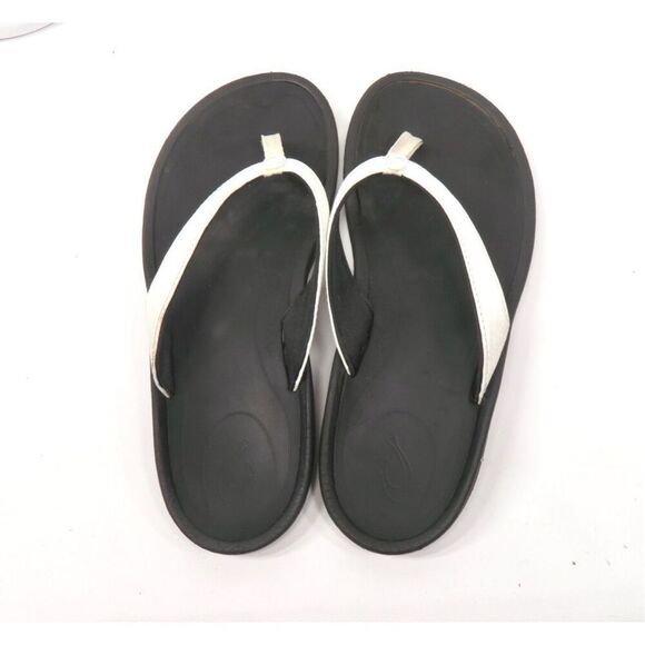 OLUKAI Kulapa Kai White Flip Flop Sandal Water Resistant Fast Dry Women 11 - Picture 7 of 8